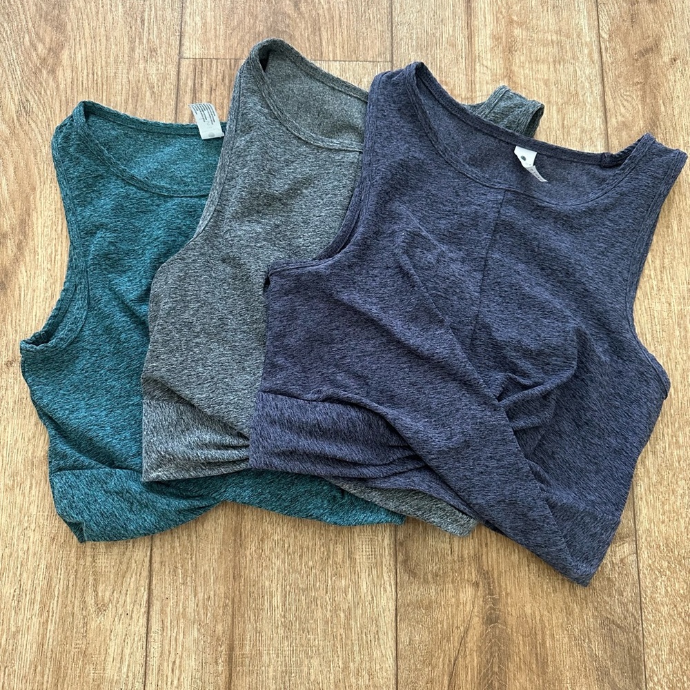 Workout crop tops